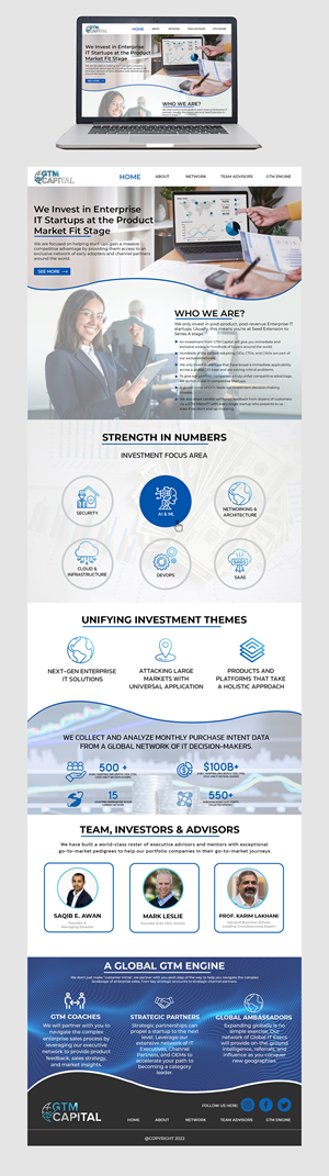 Web-Design von Adeel Rahman für GTM Capital | Design: #29071803