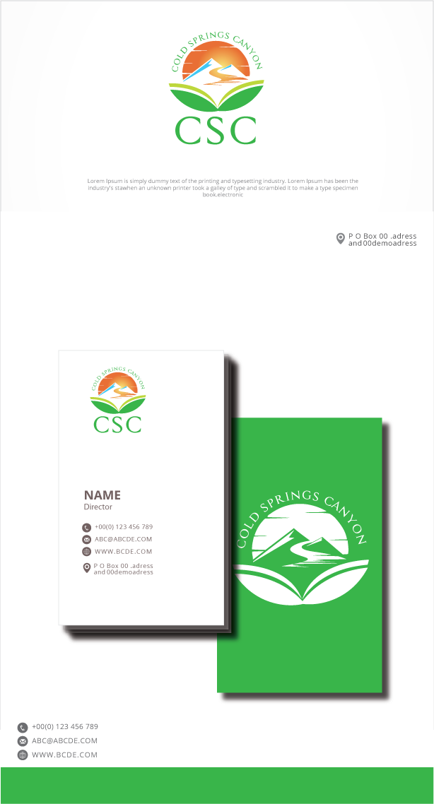 Logo Design by graphicevolution for Cold Springs Canyon | Design #29026157