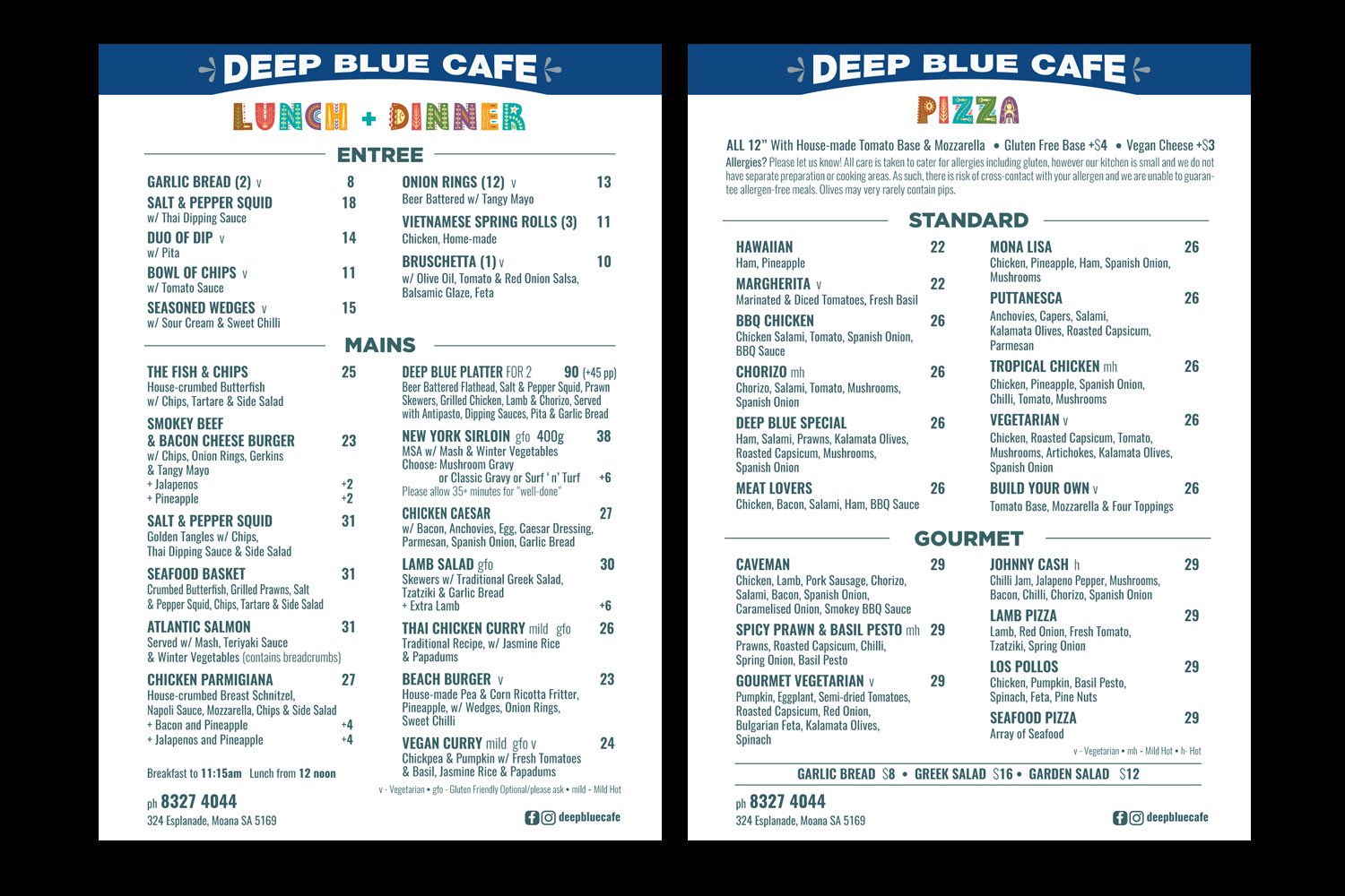 Menu Design by Erdie Tadeo for this project | Design #29033743