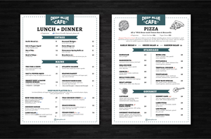 Menu Design by artbitin for this project | Design: #29027007