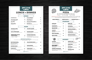 Menu Design by artbitin for this project | Design: #29027067