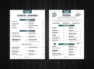 Menu Design by artbitin
