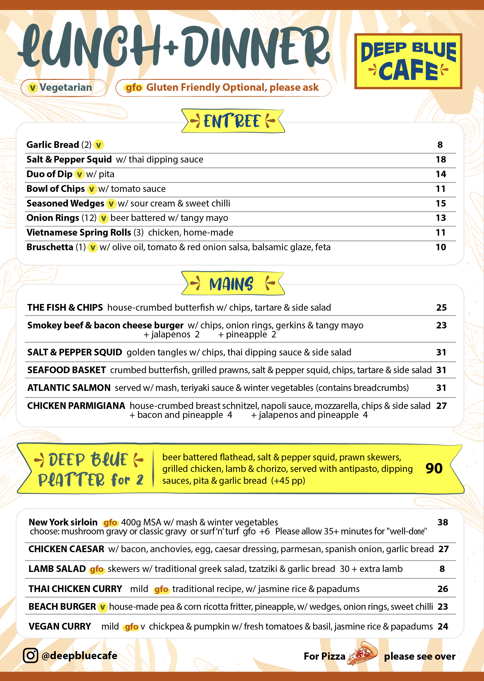 Menu Design by Design Republic for this project | Design #29026644