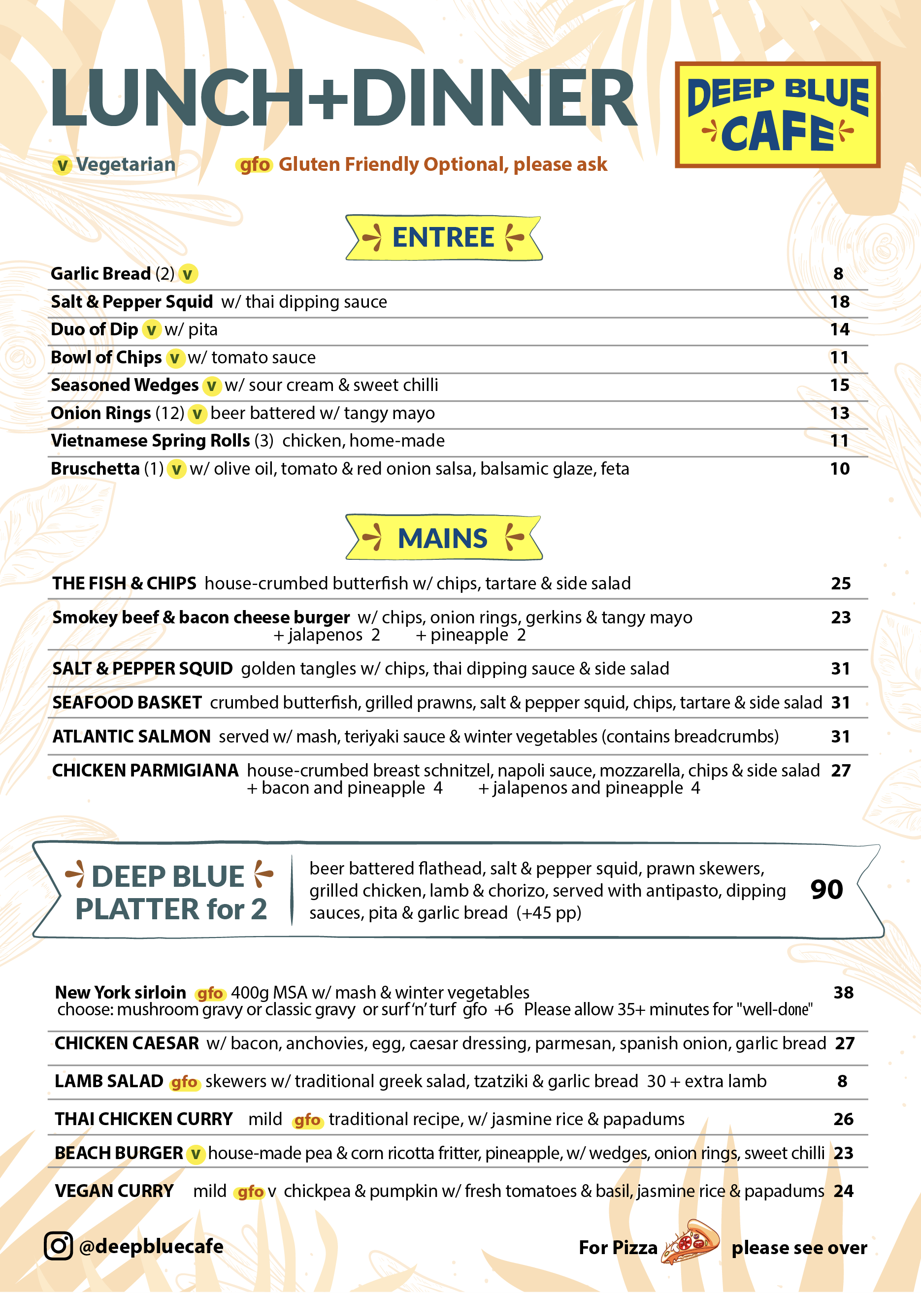 Menu Design by Design Republic for this project | Design #29026652