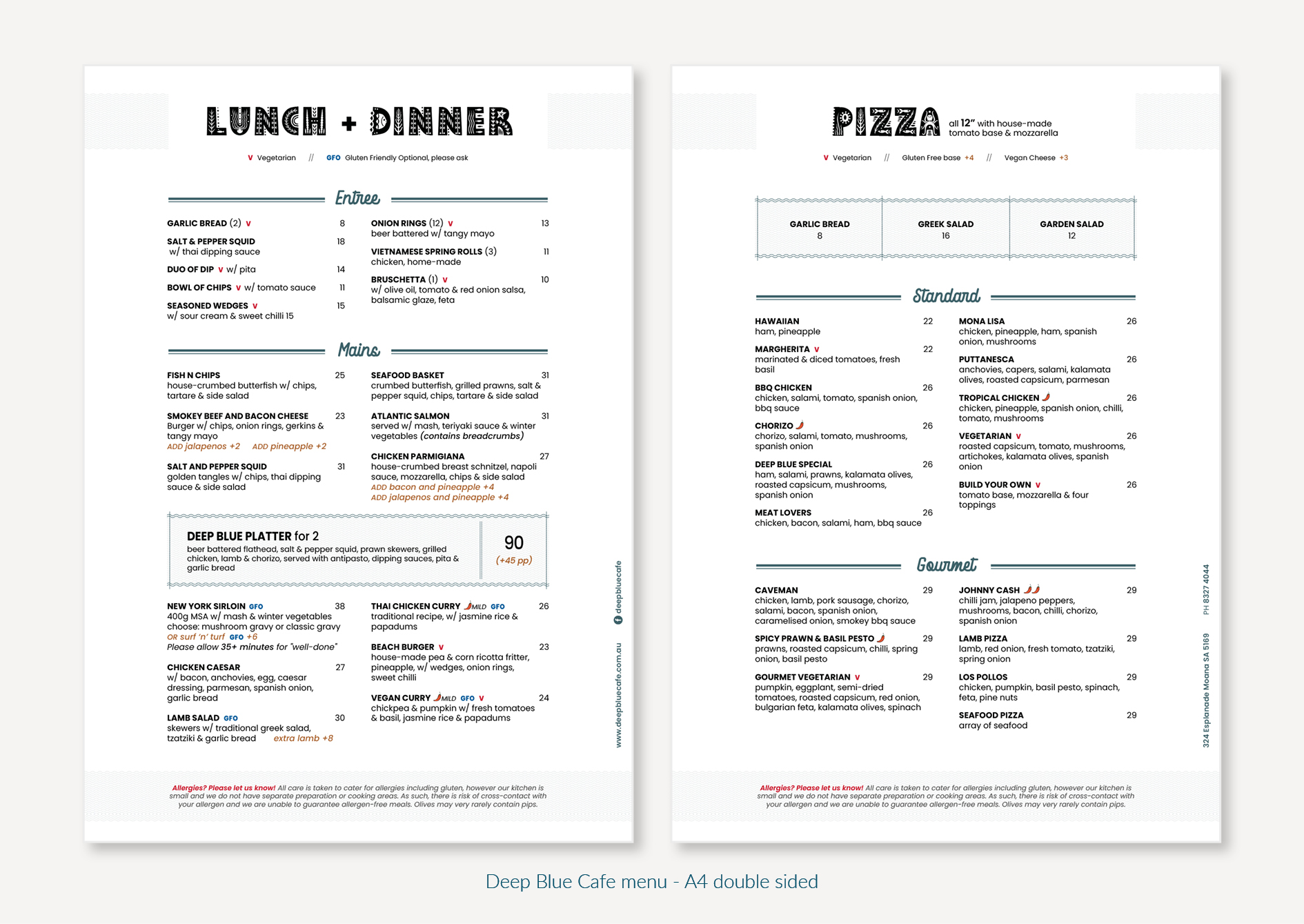 Menu Design by niamelia for this project | Design #29035208