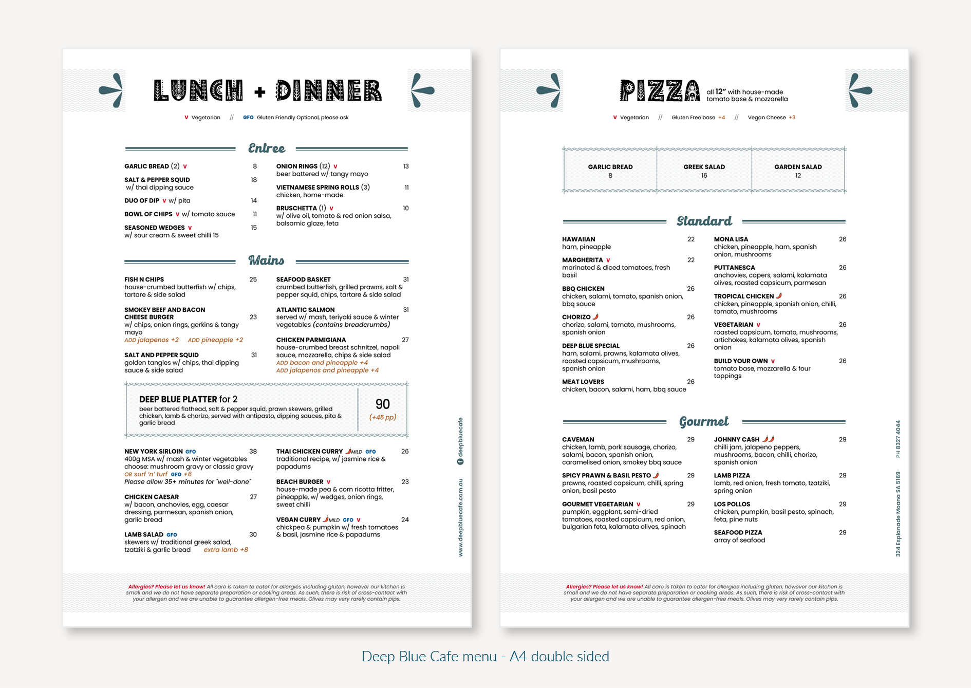 Menu Design by niamelia for this project | Design #29035937