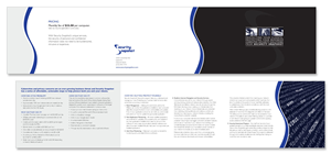 Data/Computer Security company needs a brochure design | Brochure Design by JayTee