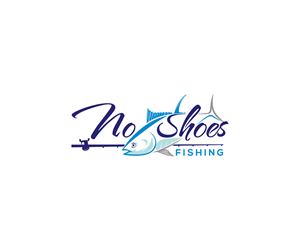 No Shoes Fishing | Logo Design by ismail islam