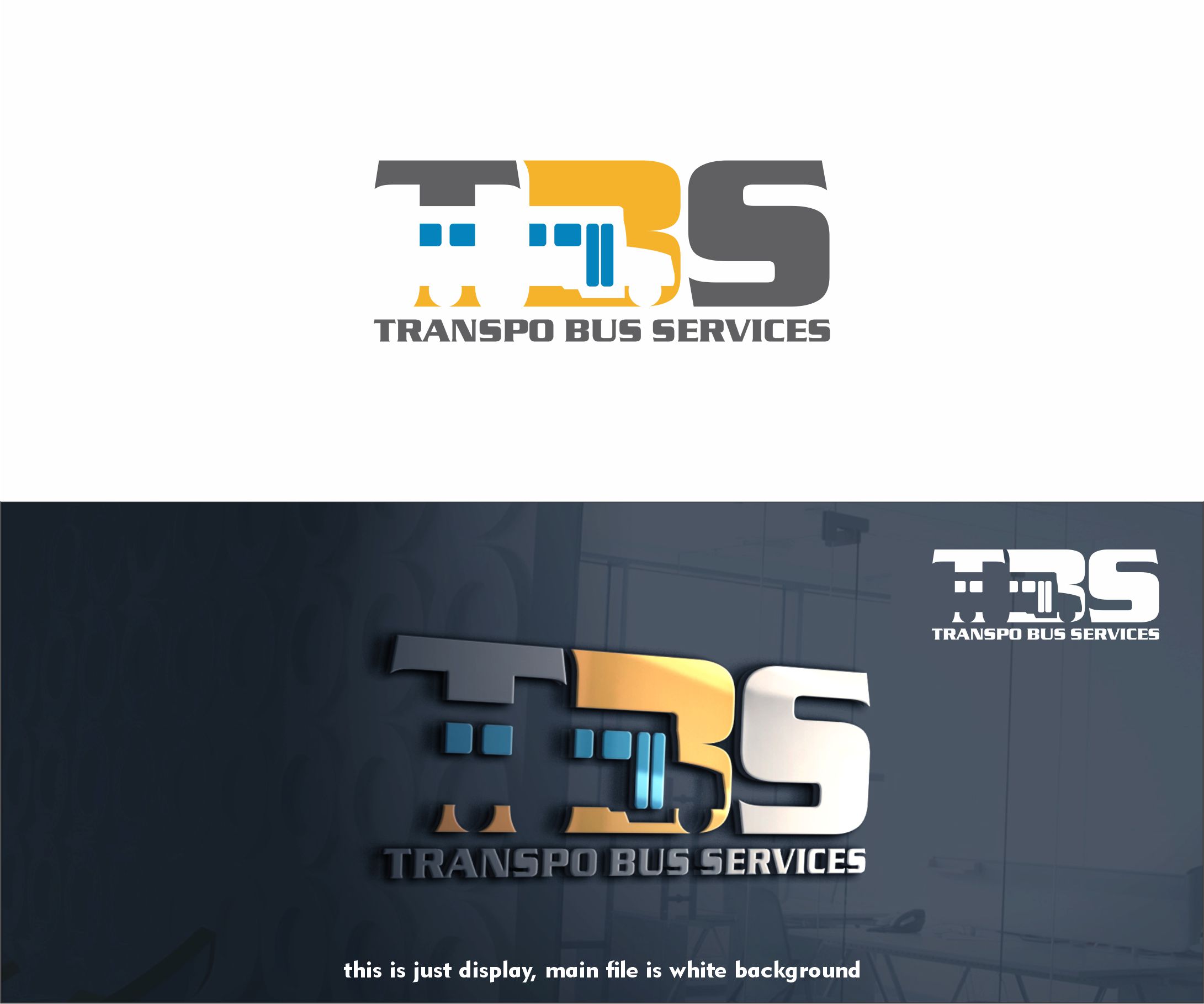 Logo-Design von alkaline für Transpo Bus Services LLC | Design #29030929