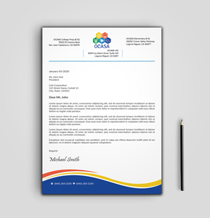 Stationery Design by sadikul islam for Orange County Academy of Sciences and Arts | Design: #29053097