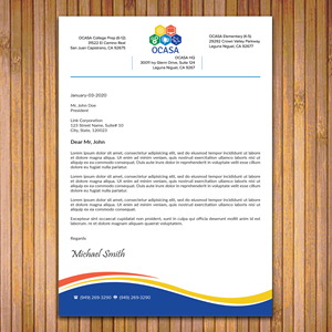 Stationery Design by sadikul islam for Orange County Academy of Sciences and Arts | Design: #29053099