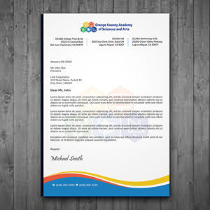Stationery Design by sadikul islam for Orange County Academy of Sciences and Arts | Design: #29053117