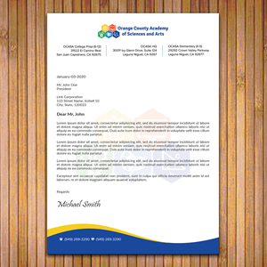 Stationery Design by sadikul islam for Orange County Academy of Sciences and Arts | Design: #29053129