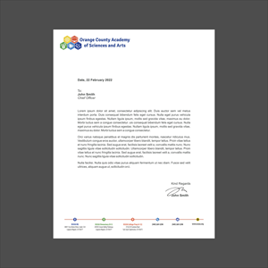 Stationery Design by nng for Orange County Academy of Sciences and Arts | Design: #29074618