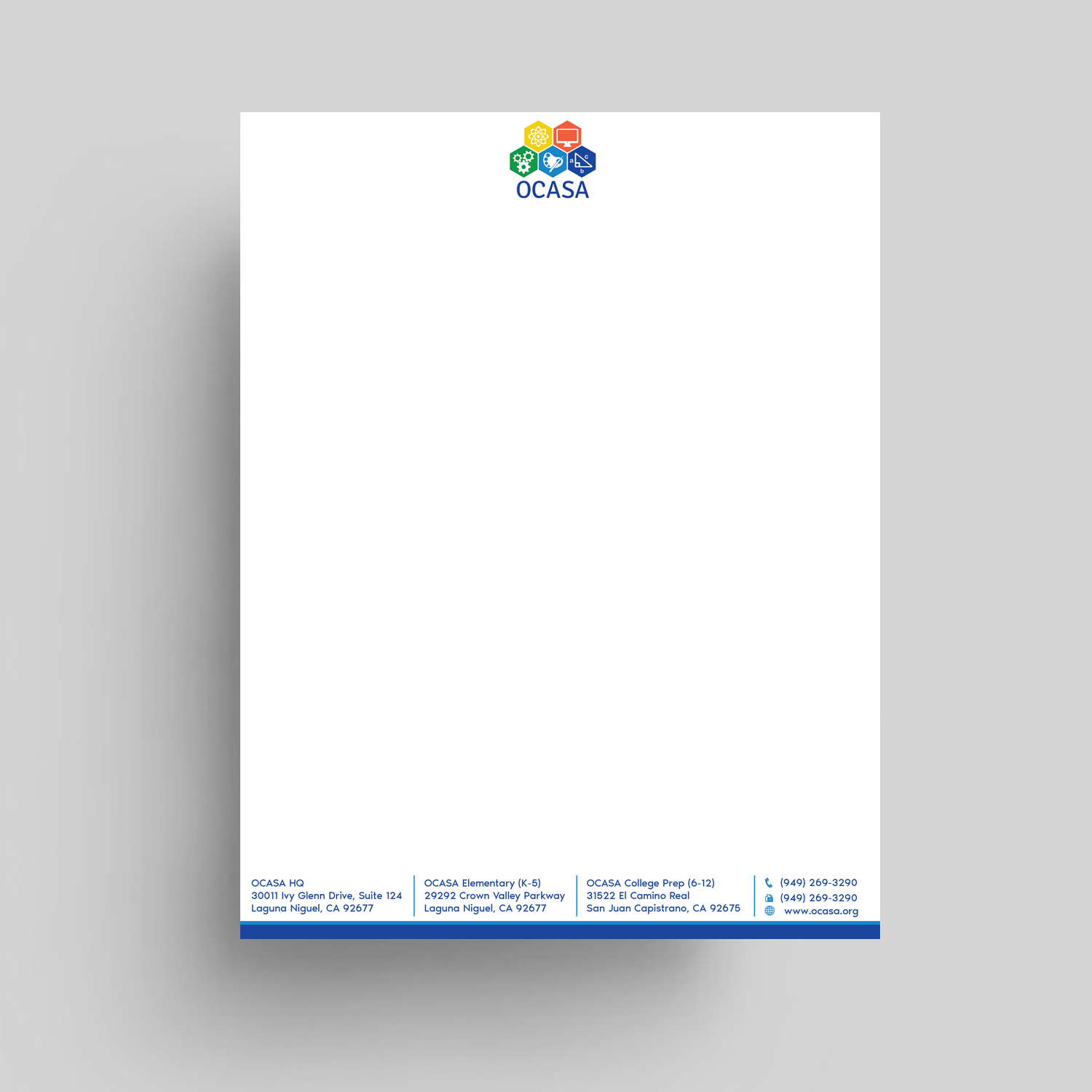 Design de Papeterie par angelonyamu pour Orange County Academy of Sciences and Arts | Design #29061938