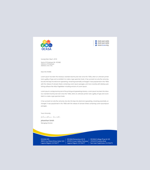 Stationery Design by Creations Box 2015 for Orange County Academy of Sciences and Arts | Design: #29052815