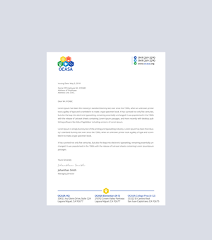 Stationery Design by Creations Box 2015 for Orange County Academy of Sciences and Arts | Design: #29052817