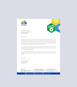 Stationery Design by Creations Box 2015 for Orange County Academy of Sciences and Arts | Design: #29052819