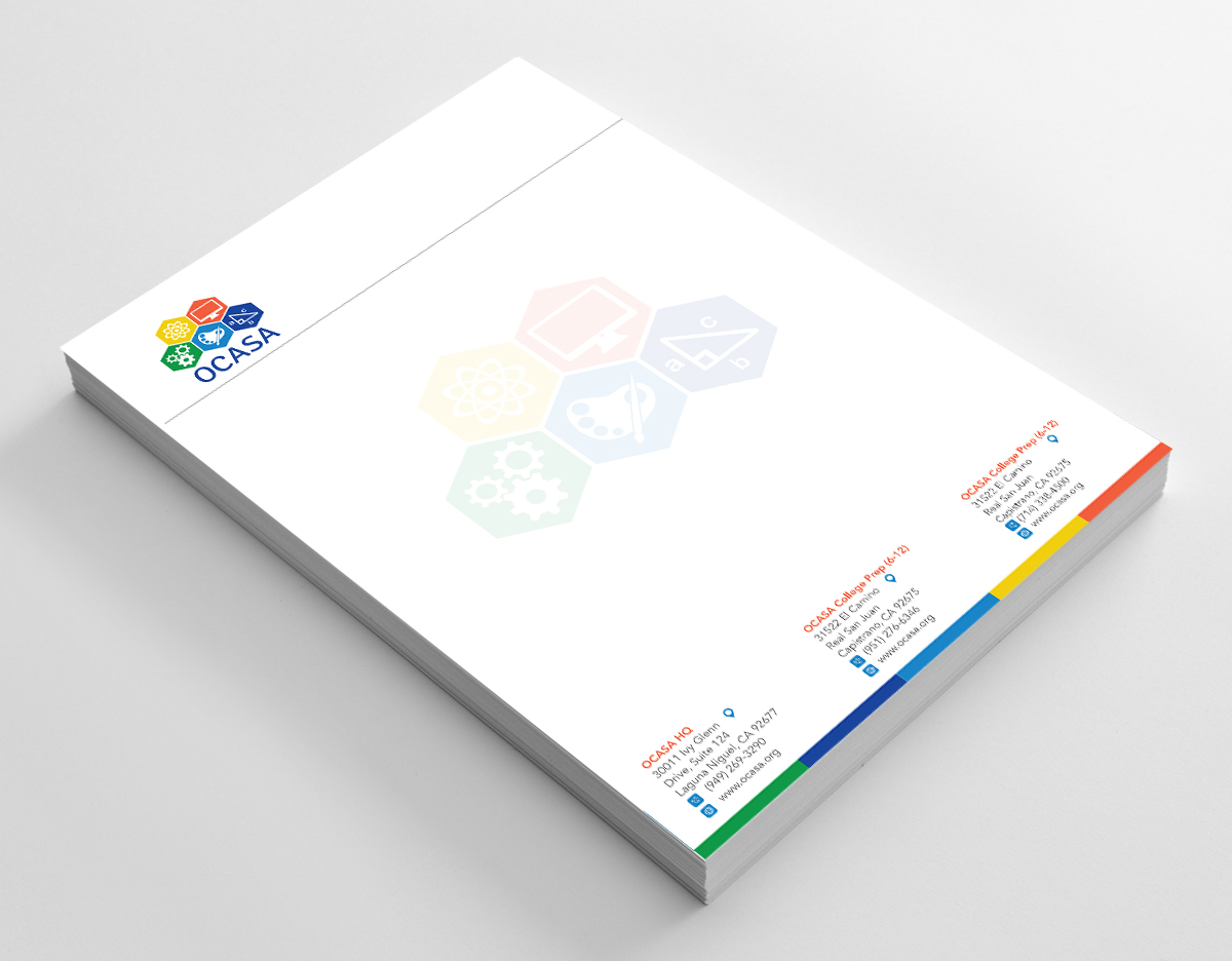 Design de Papeterie par zumur 2 pour Orange County Academy of Sciences and Arts | Design #29068387