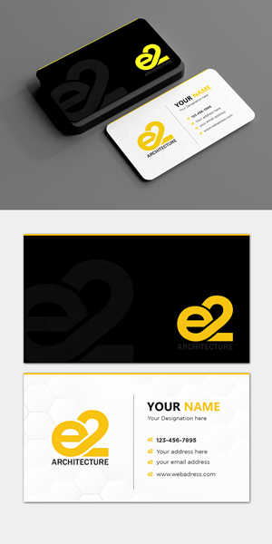 Design de Carte de Visite par Design Motion pour E2 Architecture | Design : #29046365