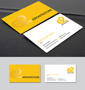 Business Card Design by Creative Moon Design for E2 Architecture | Design: #29039609