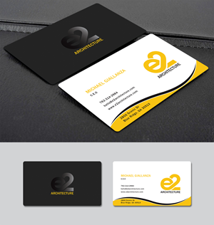 Business Card Design by Creative Moon Design for E2 Architecture | Design: #29039618