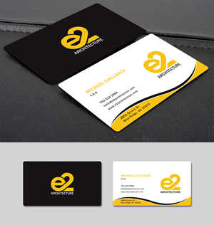 Business Card Design by Creative Moon Design for E2 Architecture | Design: #29039620