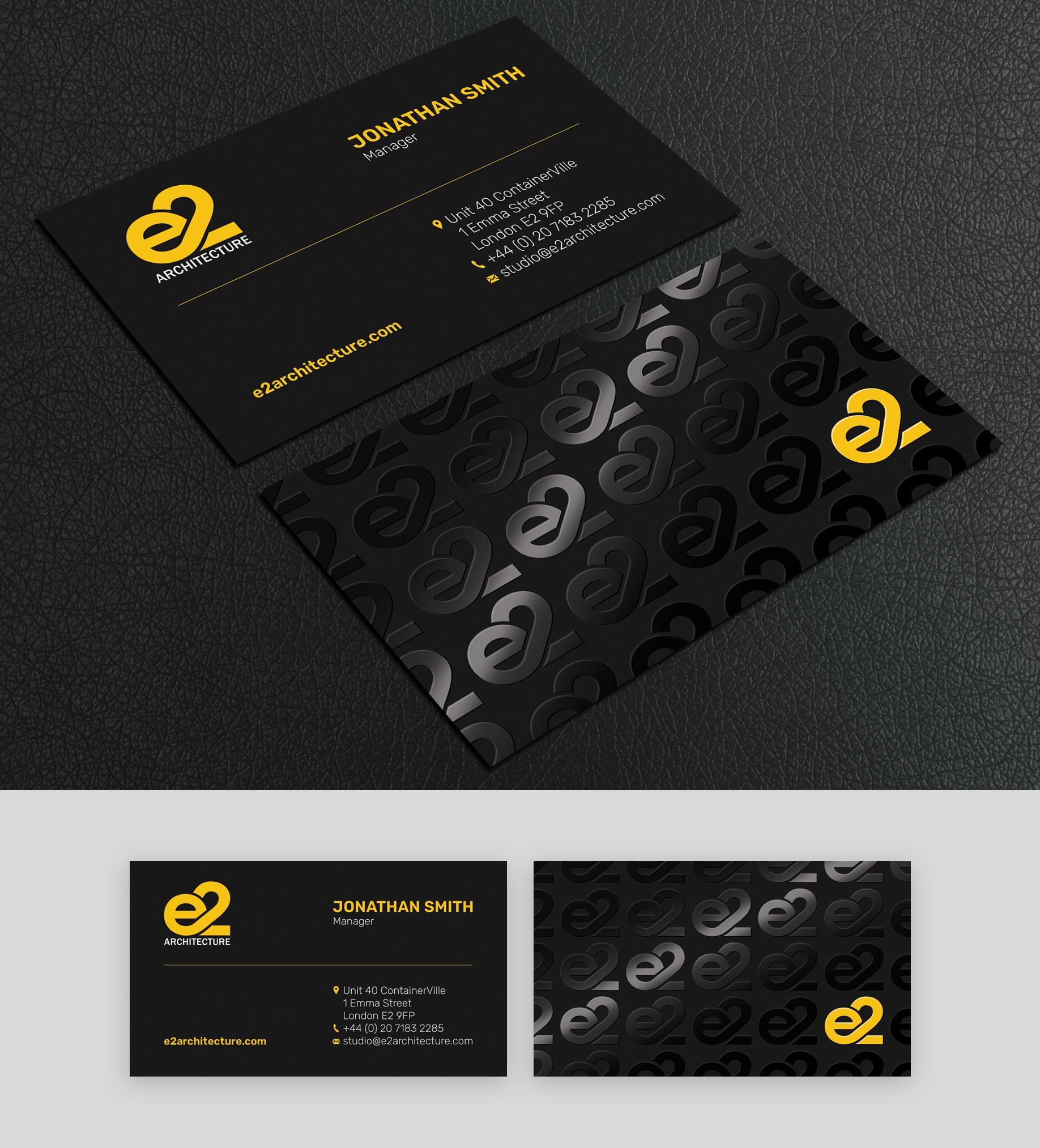 Visitenkarten-Design von Alstroemeria für E2 Architecture | Design #29055146