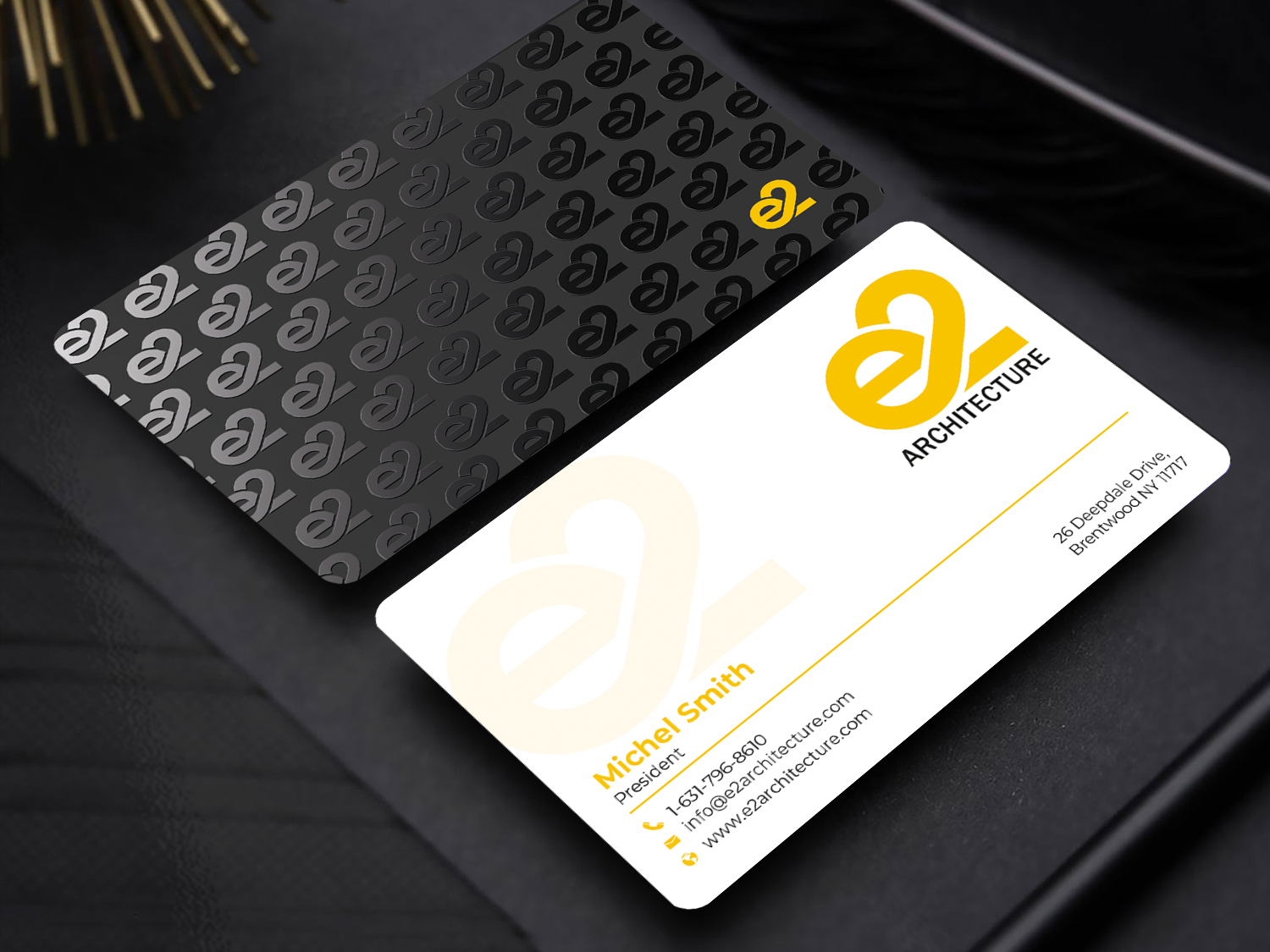 Diseño de Tarjeta de Presentación por Graphixpointt para E2 Architecture | Diseño #29029268