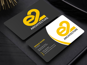 Design de Carte de Visite par Graphixpointt pour E2 Architecture | Design : #29029293