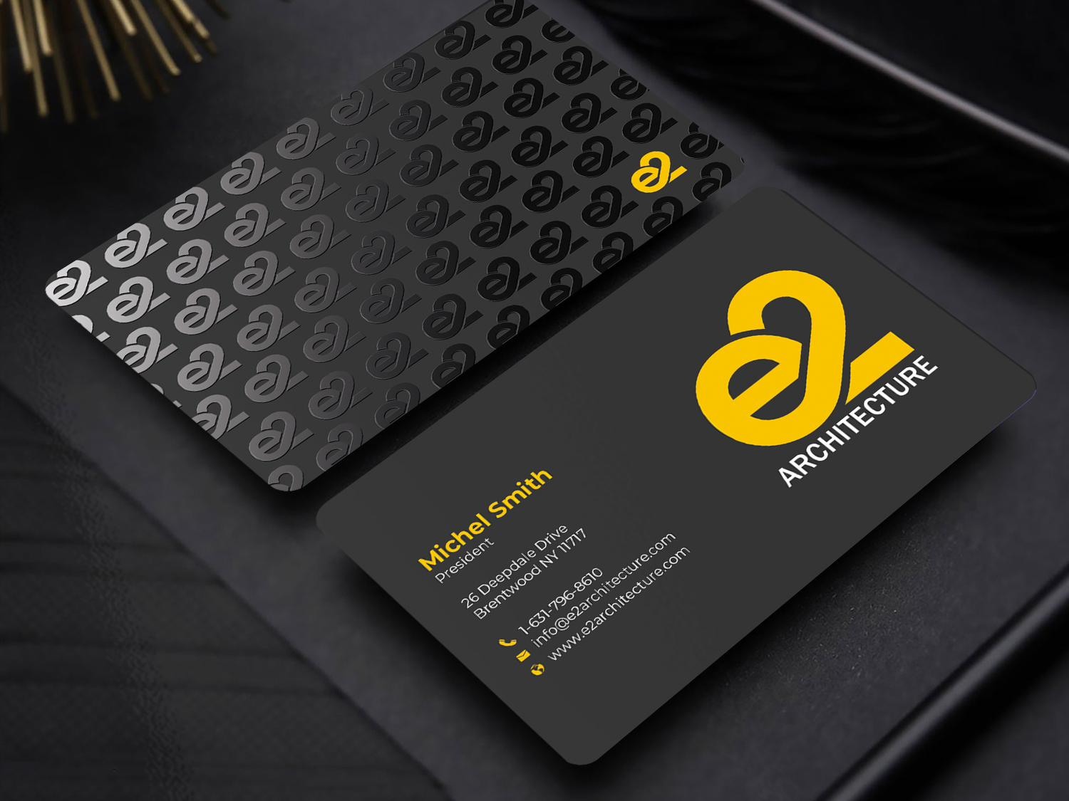 Diseño de Tarjeta de Presentación por Graphixpointt para E2 Architecture | Diseño #29029298