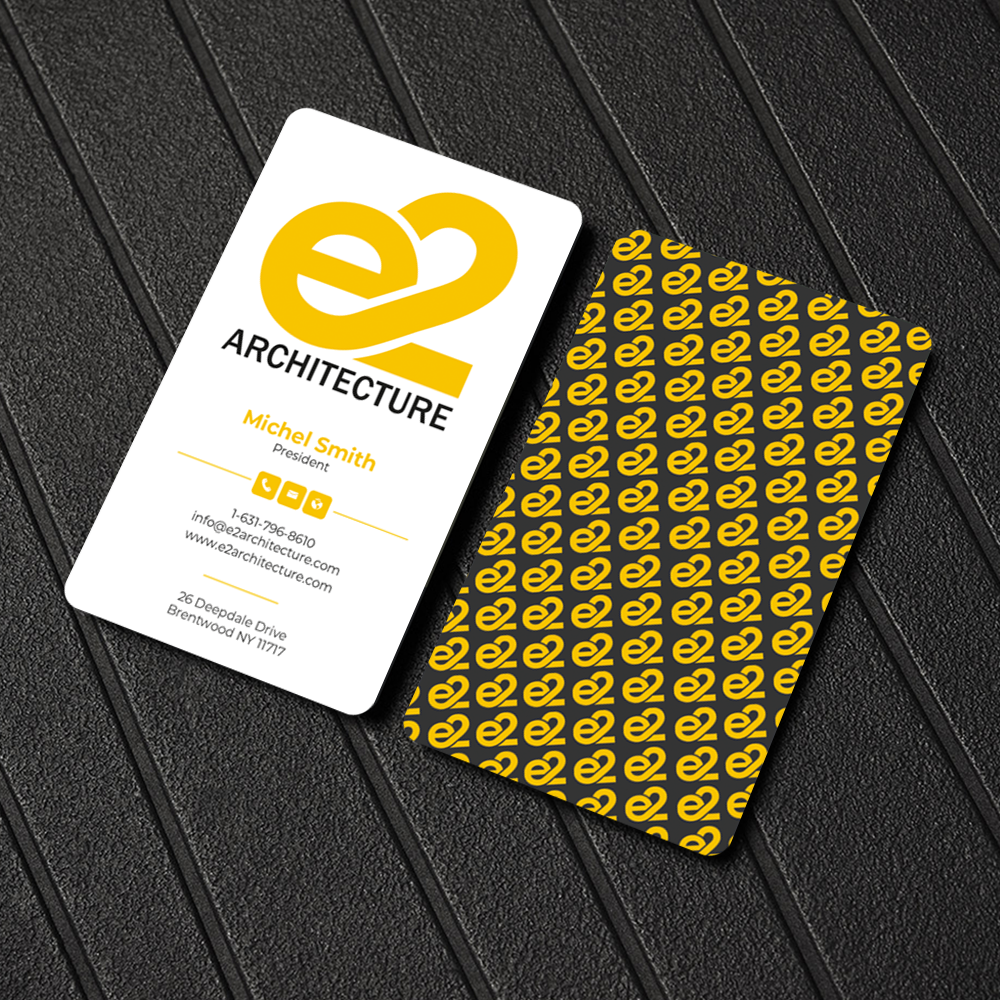 Visitenkarten-Design von Graphixpointt für E2 Architecture | Design #29029333