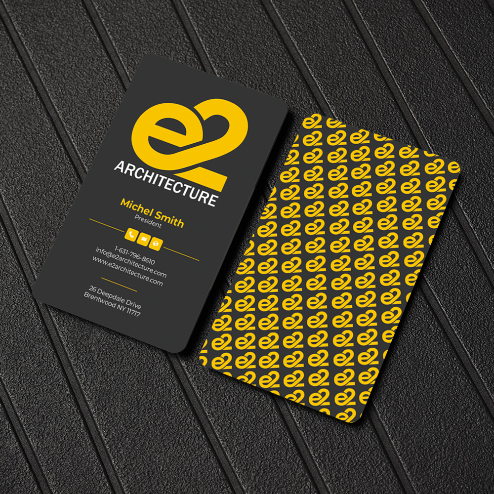 Visitenkarten-Design von Graphixpointt für E2 Architecture | Design #29029335