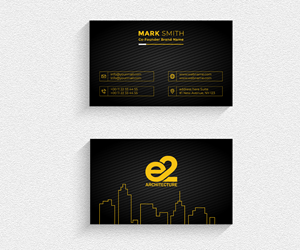 Diseño de Tarjeta de Presentación por abvectart para E2 Architecture | Diseño: #29047585