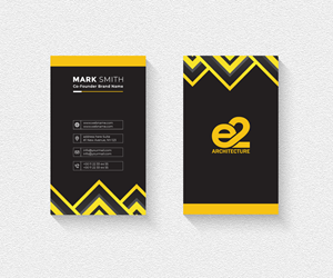Diseño de Tarjeta de Presentación por abvectart para E2 Architecture | Diseño: #29047586