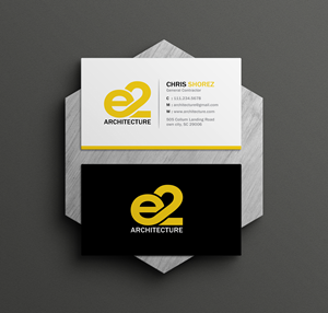 Diseño de Tarjeta de Presentación por artbitin para E2 Architecture | Diseño #29032175