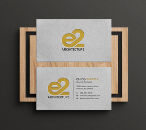 Design de Carte de Visite par artbitin pour E2 Architecture | Design : #29032180
