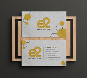 Design de Carte de Visite par artbitin pour E2 Architecture | Design : #29032181