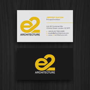 Diseño de Tarjeta de Presentación por WebixBD para E2 Architecture | Diseño #29032795