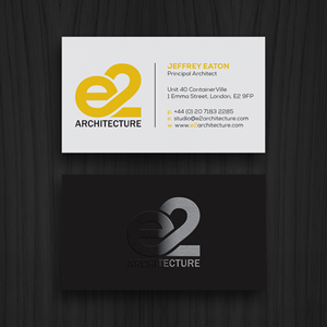 Business Card Design by WebixBD for E2 Architecture | Design: #29032811