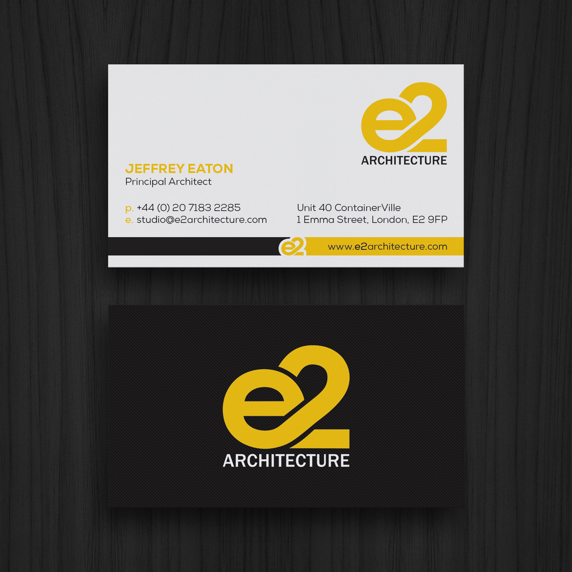 Diseño de Tarjeta de Presentación por WebixBD para E2 Architecture | Diseño #29033401