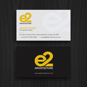 Business Card Design by WebixBD for E2 Architecture | Design: #29033410