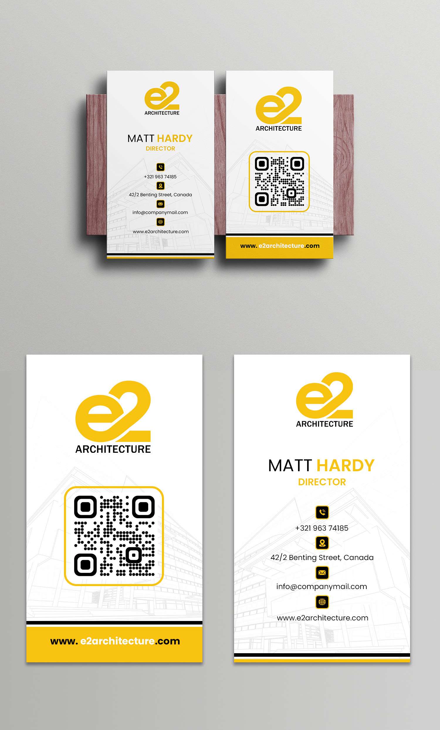 Business Card Design by debdesign for E2 Architecture | Design #29032900