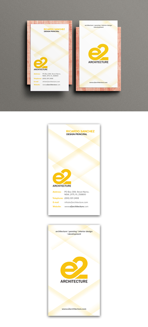 Diseño de Tarjeta de Presentación por debdesign para E2 Architecture | Diseño: #29033602
