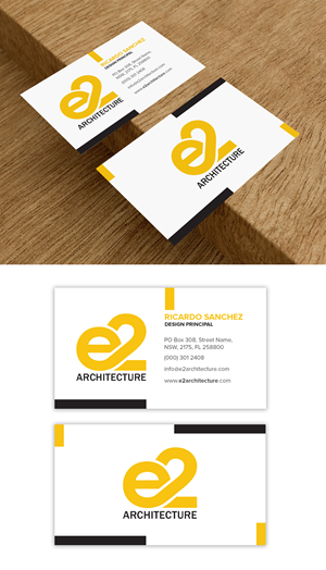 Diseño de Tarjeta de Presentación por debdesign para E2 Architecture | Diseño: #29033603