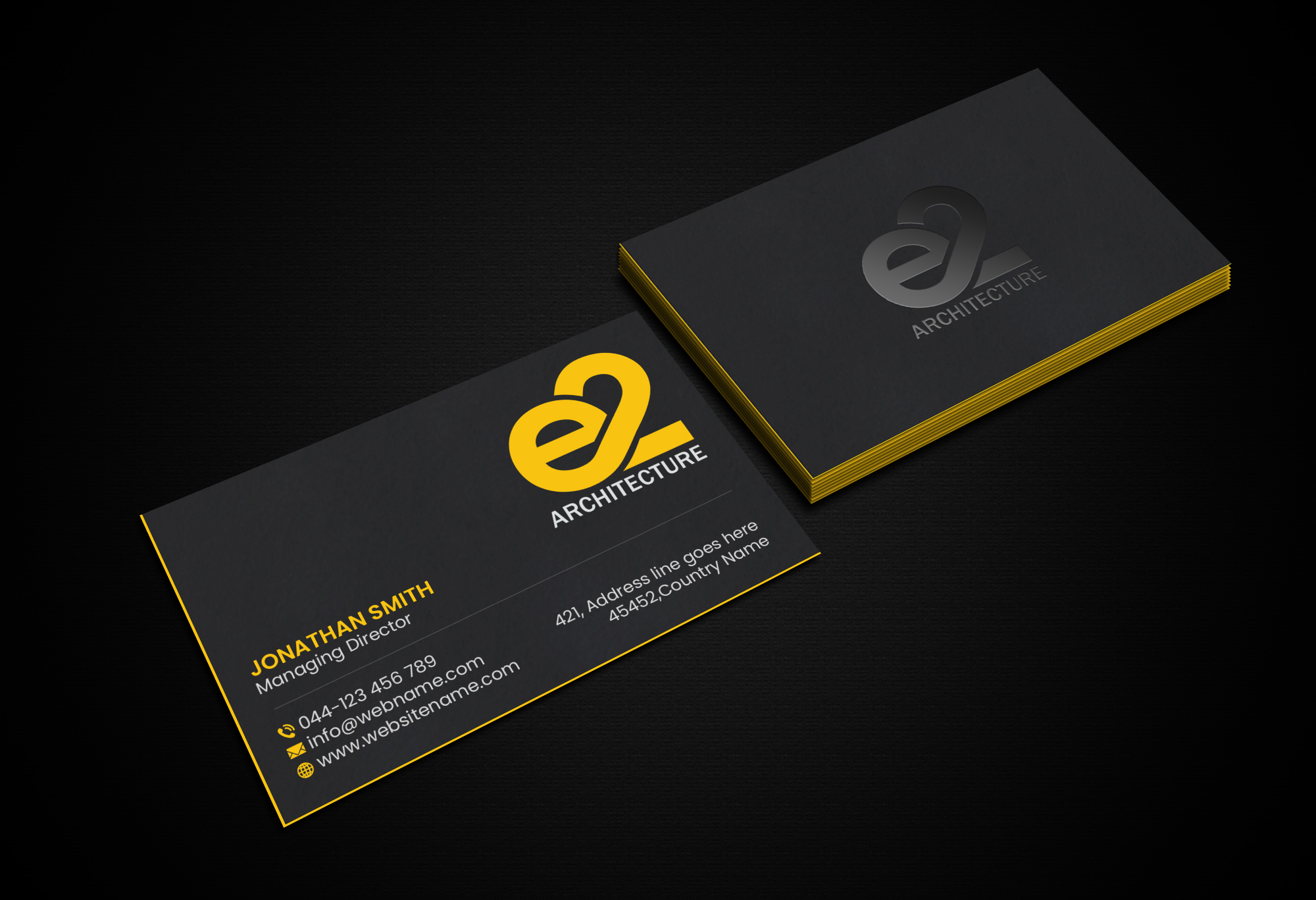 Business Card Design by Creations Box 2015 for E2 Architecture | Design #29034257