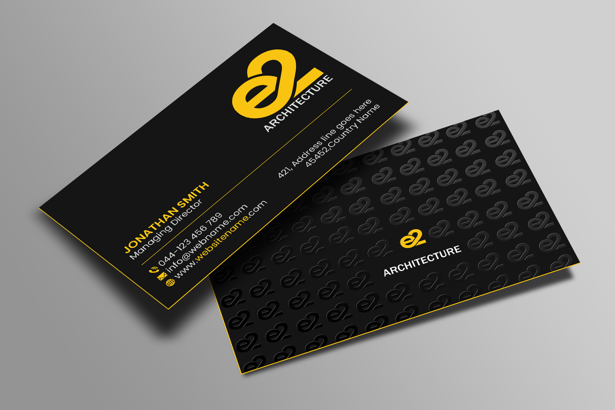 Business Card Design by Creations Box 2015 for E2 Architecture | Design #29034260