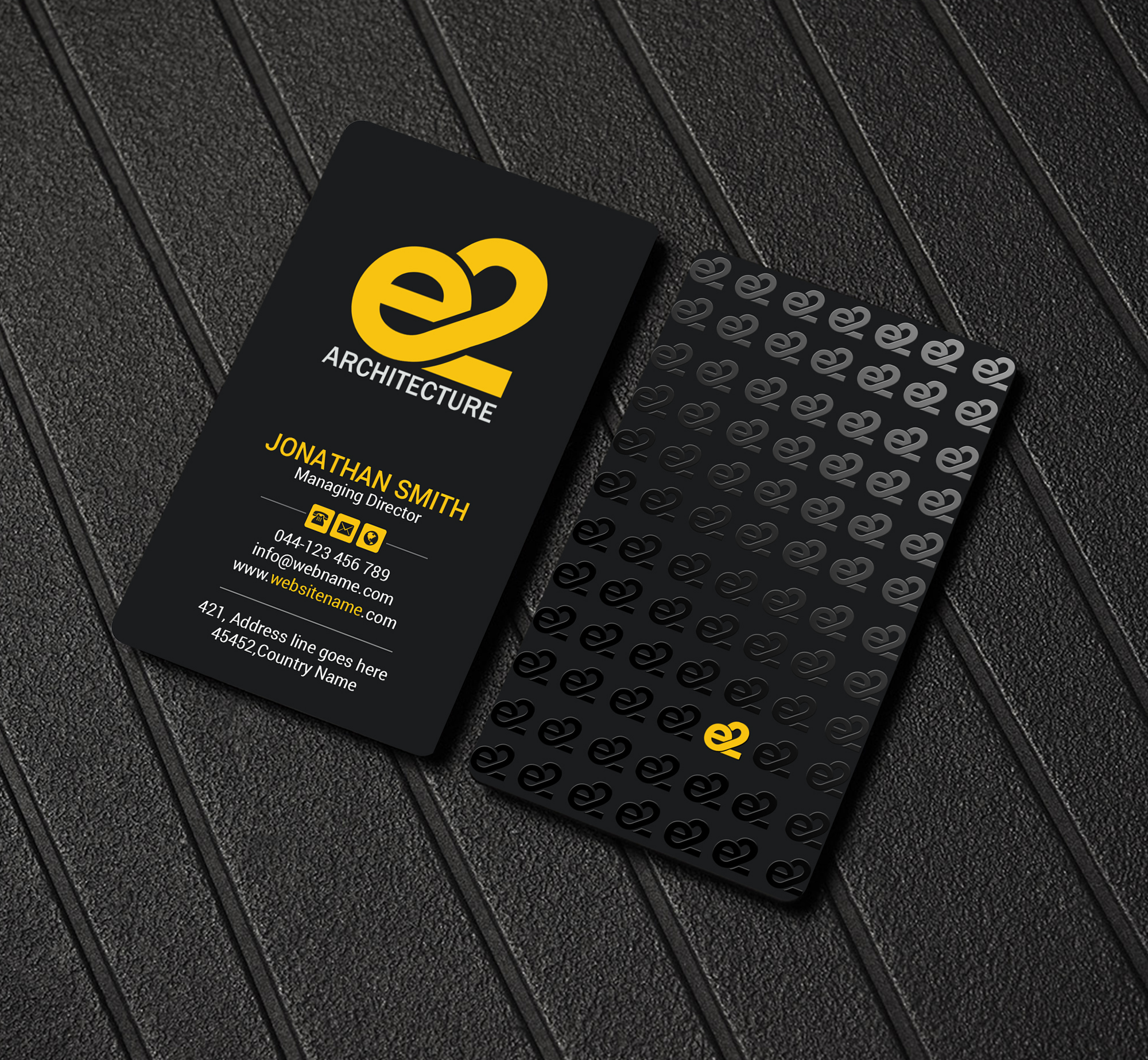 Business Card Design by Creations Box 2015 for E2 Architecture | Design #29034268