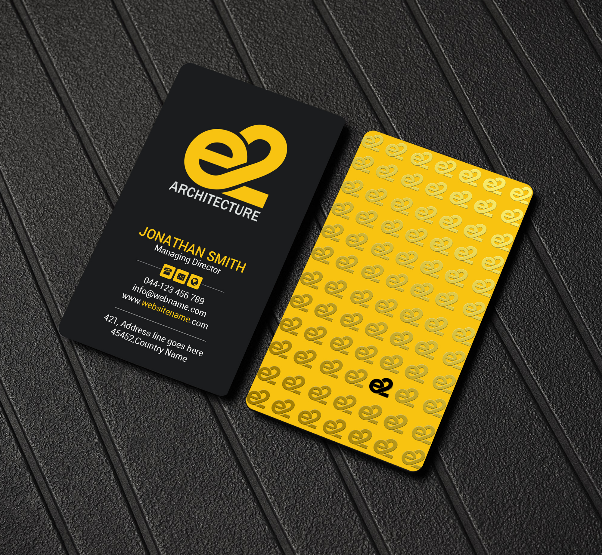 Business Card Design by Creations Box 2015 for E2 Architecture | Design #29034269