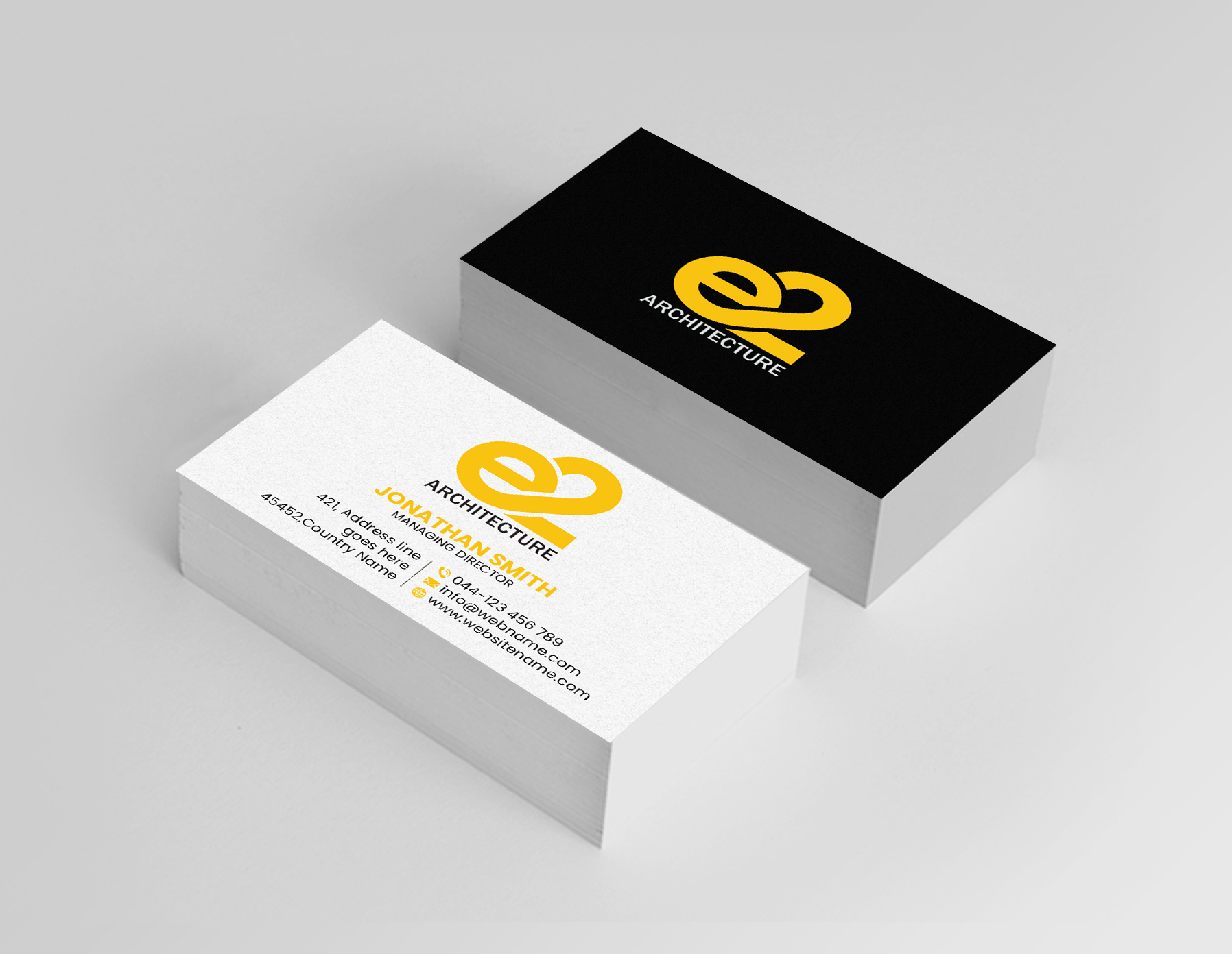 Business Card Design by Creations Box 2015 for E2 Architecture | Design #29035385